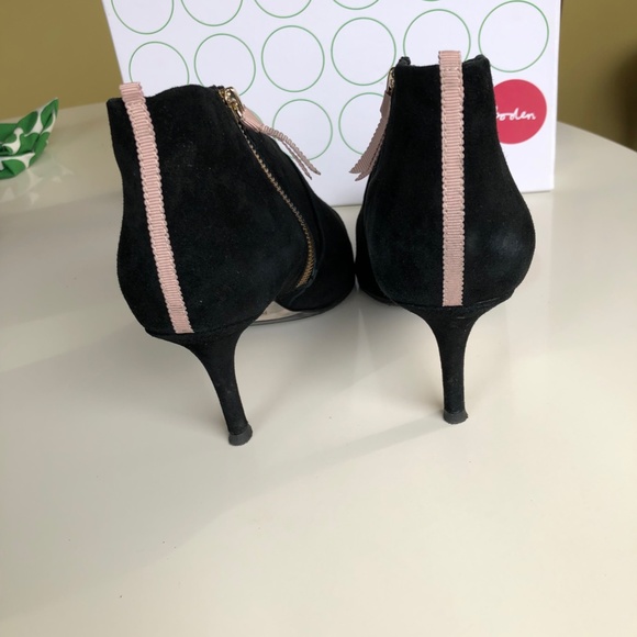 Boden Black Suede Boots - Picture 3 of 14